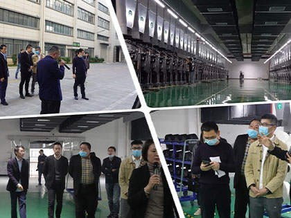 Stavební úřad krásného města Zhejiang navštívil společnost Chengbang High-tech za účelem kontroly a akceptace ulice Qianqing